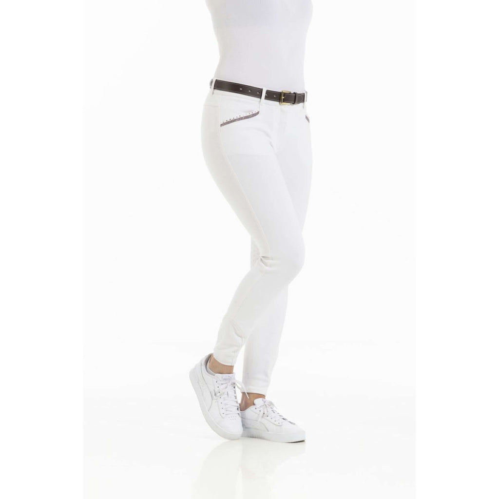 EQUITHÈME Pantalon d'Équitation Kim Organic Cotton Blanc