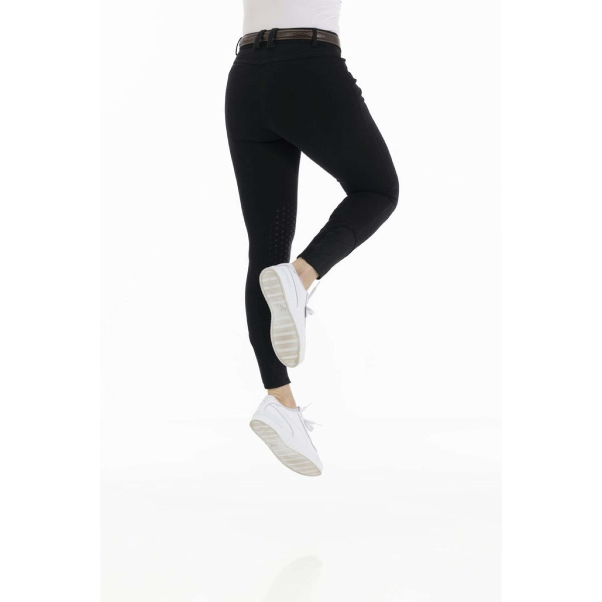 EQUITHÈME Pantalon d'Équitation Kim Organic Cotton Noir