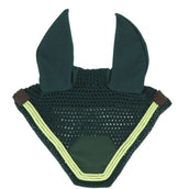 EQUITHÈME Bonnet Anti-Mouches Badge Vert Foncé