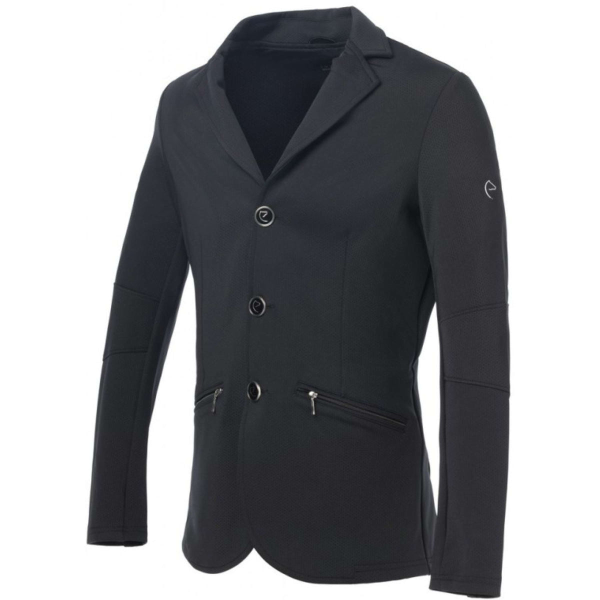 EQUITHÈME Petite Veste de Concours Bordo Homme Noir