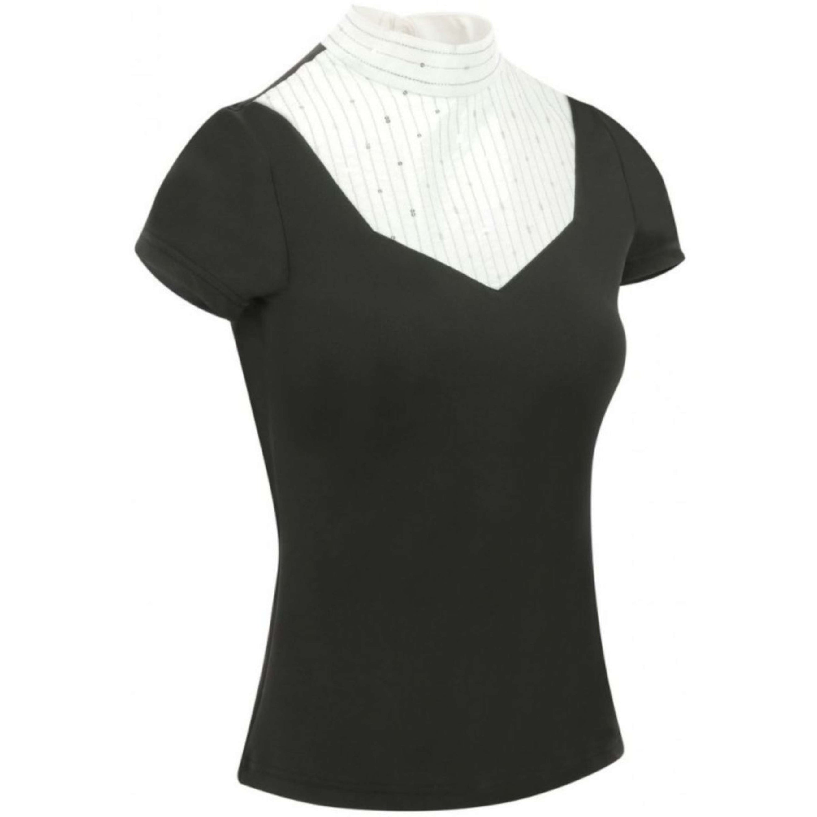 EQUITHÈME T-shirt de Concours Lerma Femme Noir EQUITHÈME T-shirt de Concours Lerma Femme Noir