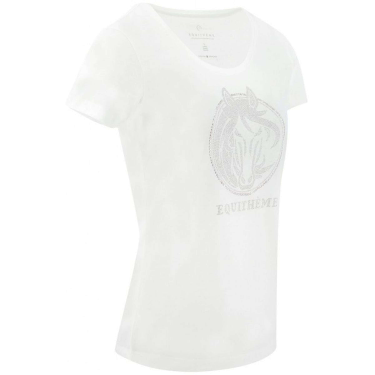 EQUITHÈME T-Shirt Magali Femme Blanc