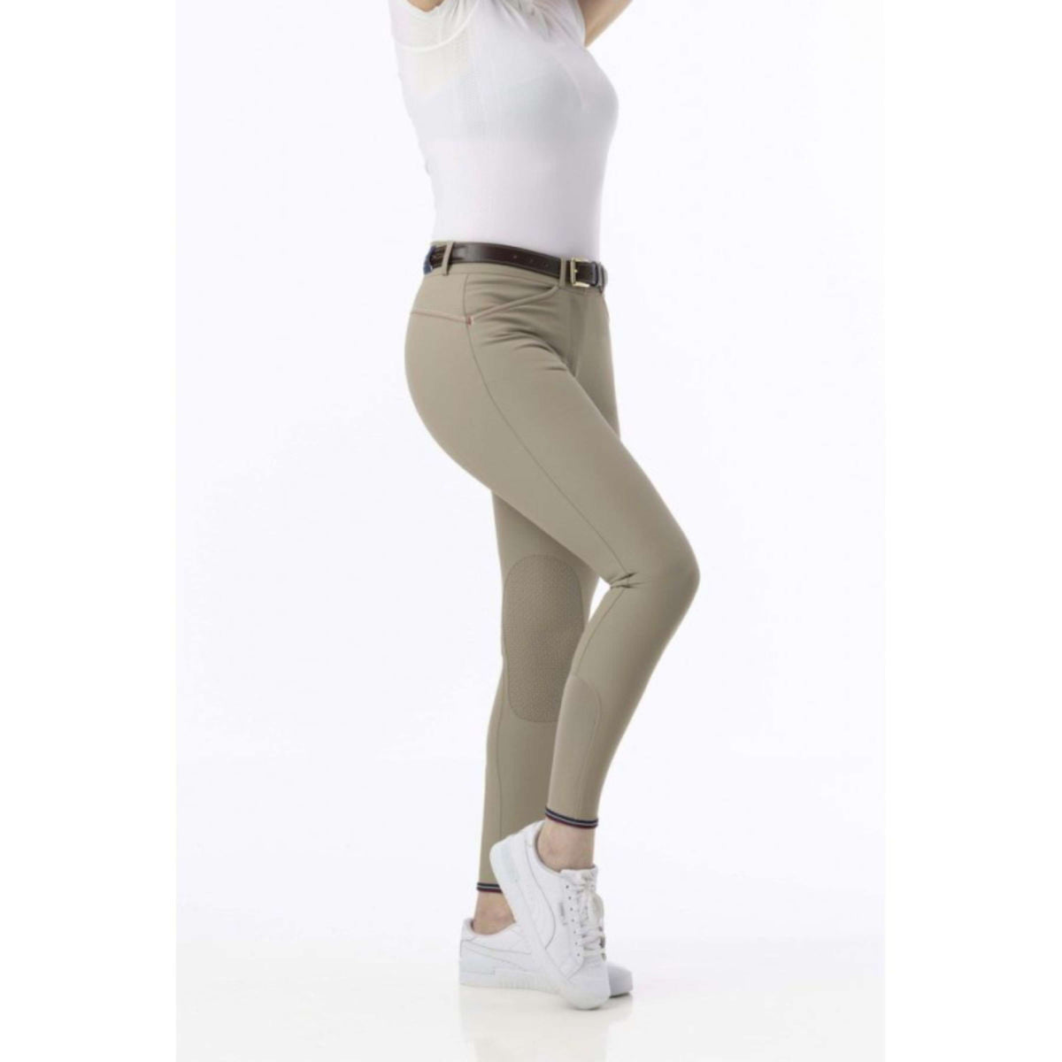 EQUITHÈME Pantalon d'Équitation Yolande Femme Beige