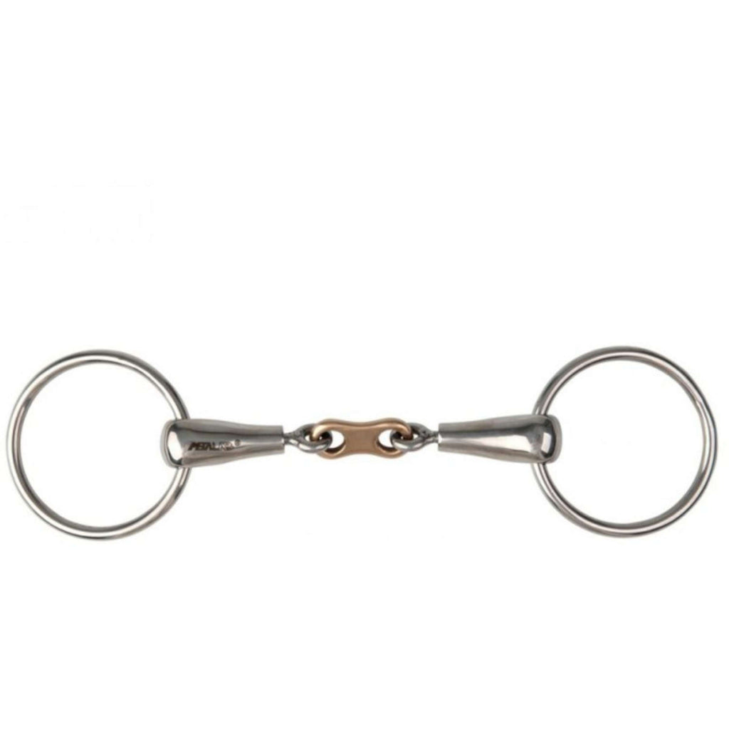 Metalab Mors de Filet Double Brisure Pinchless Bristol Cuivre