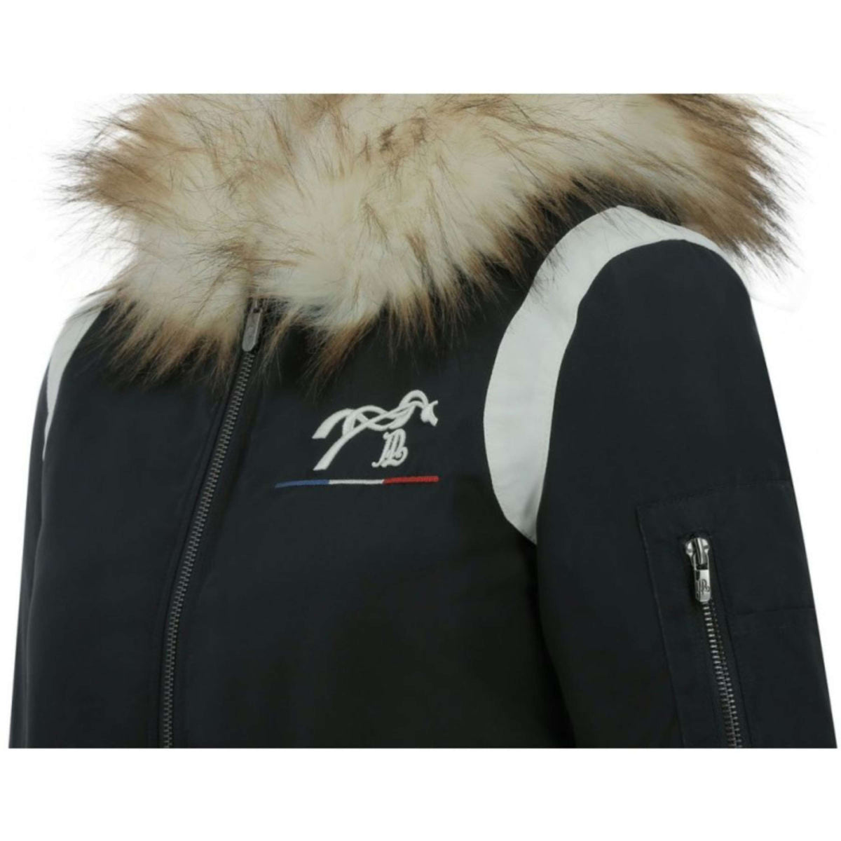 Pénélope Veste Lyon University Bleu marine/blanc cassé