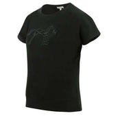 Pénélope T-Shirt Poppy Strass Noir