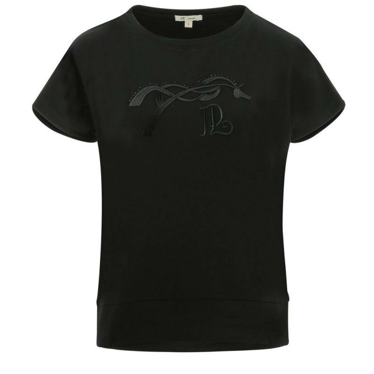 Pénélope T-Shirt Poppy Strass Noir