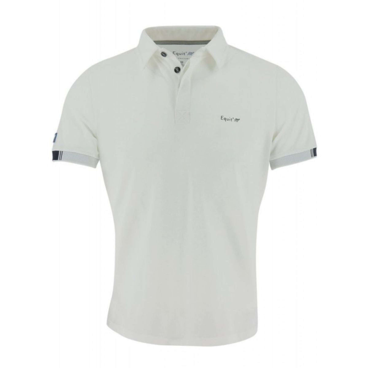 EQUITHÈME Polo Shirt Kentin Short Sleeves Men Blanc