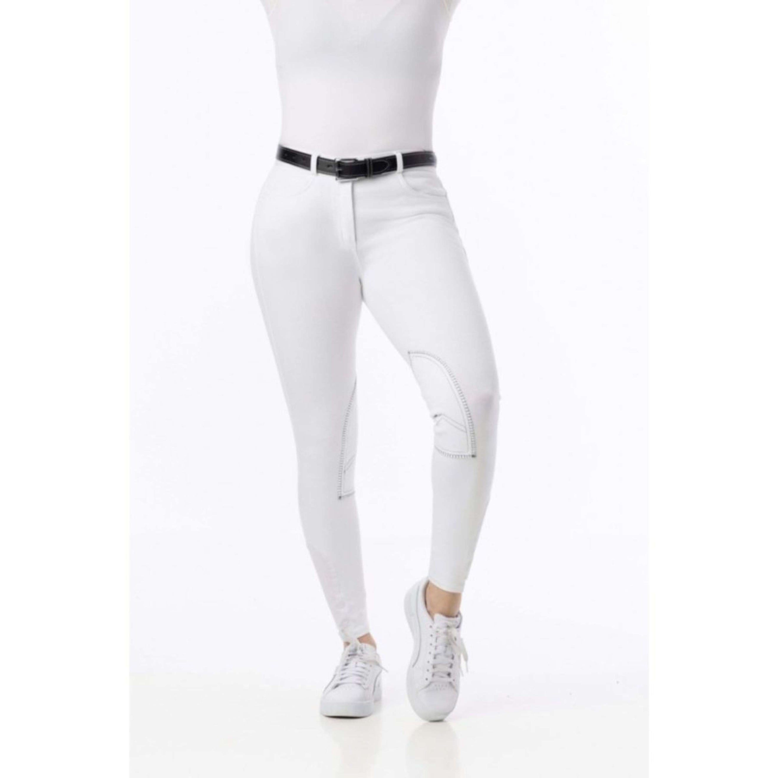 Riding World Pantalon d'Équitation Alexandrie Femme Blanc