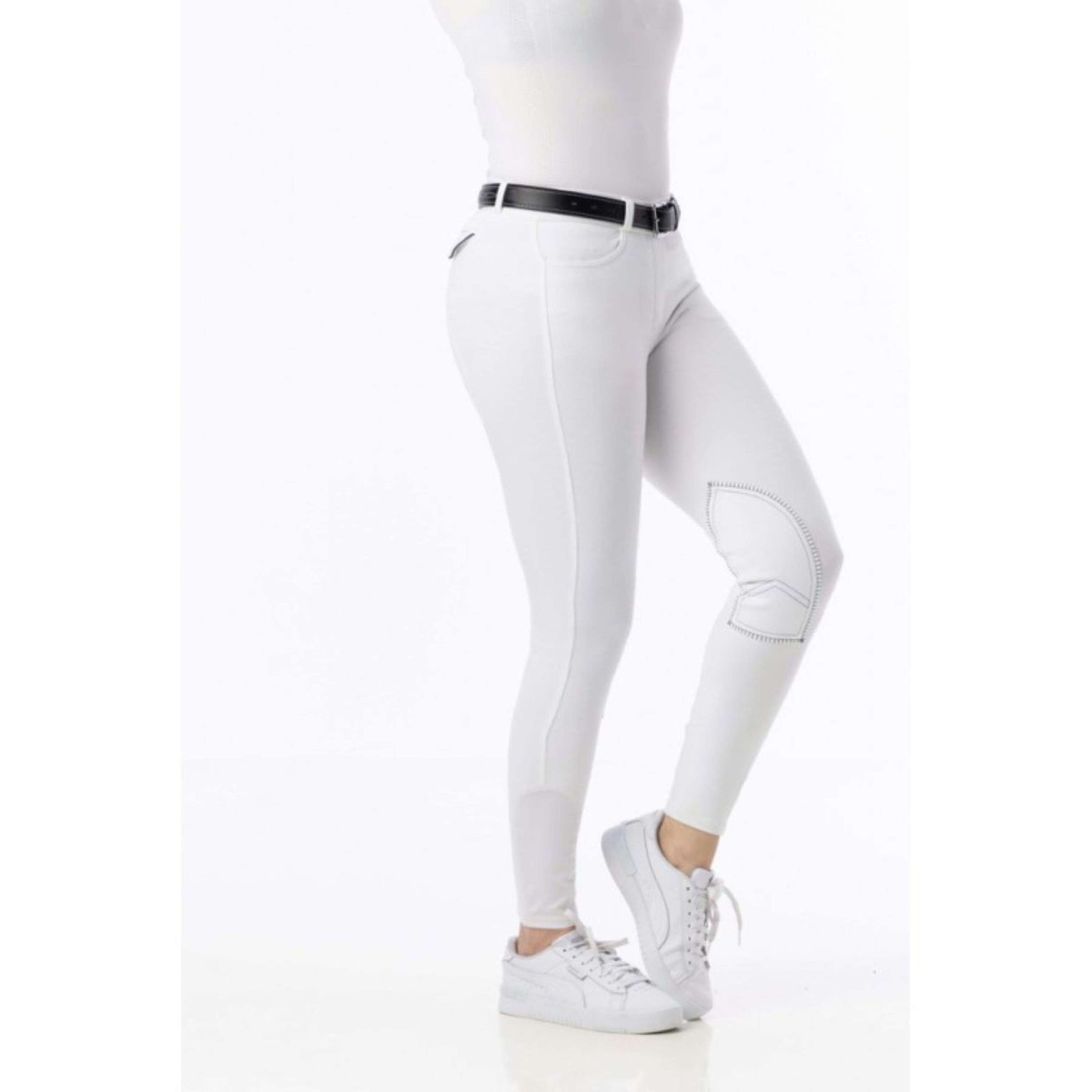 Riding World Pantalon d'Équitation Alexandrie Femme Blanc Riding World Pantalon d'Équitation Alexandrie Femme Blanc
