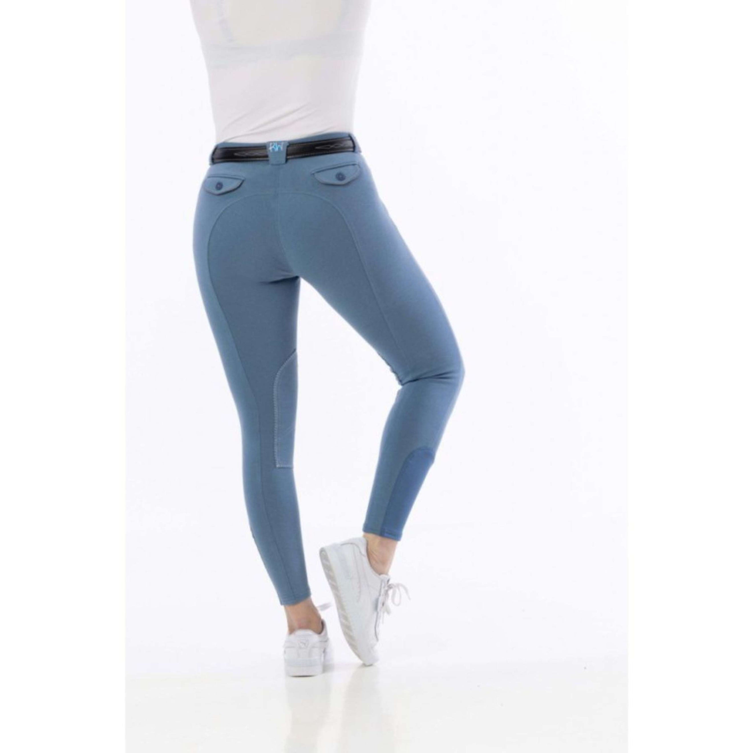 Riding World Pantalon d'Équitation Alexandrie Femme Bleu Riding World Pantalon d'Équitation Alexandrie Femme Bleu