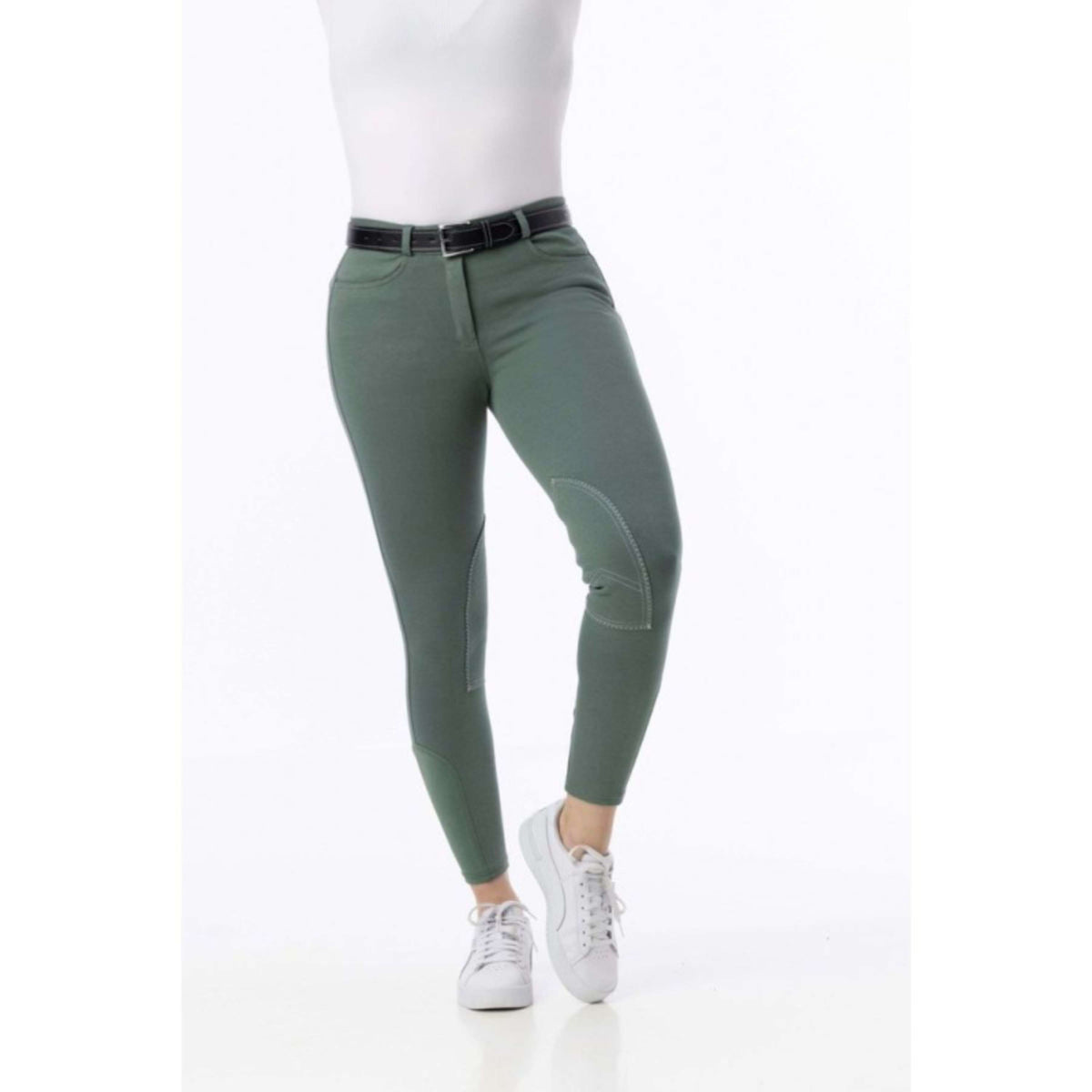 Riding World Pantalon d'Équitation Alexandrie Femme Vert