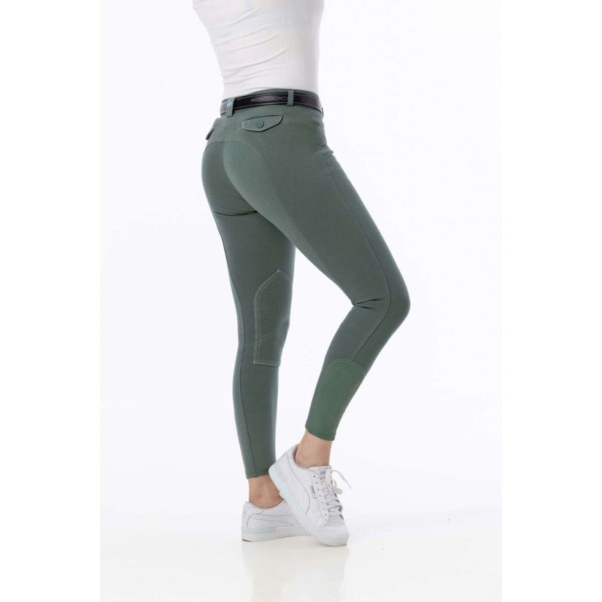 Riding World Pantalon d'Équitation Alexandrie Femme Vert