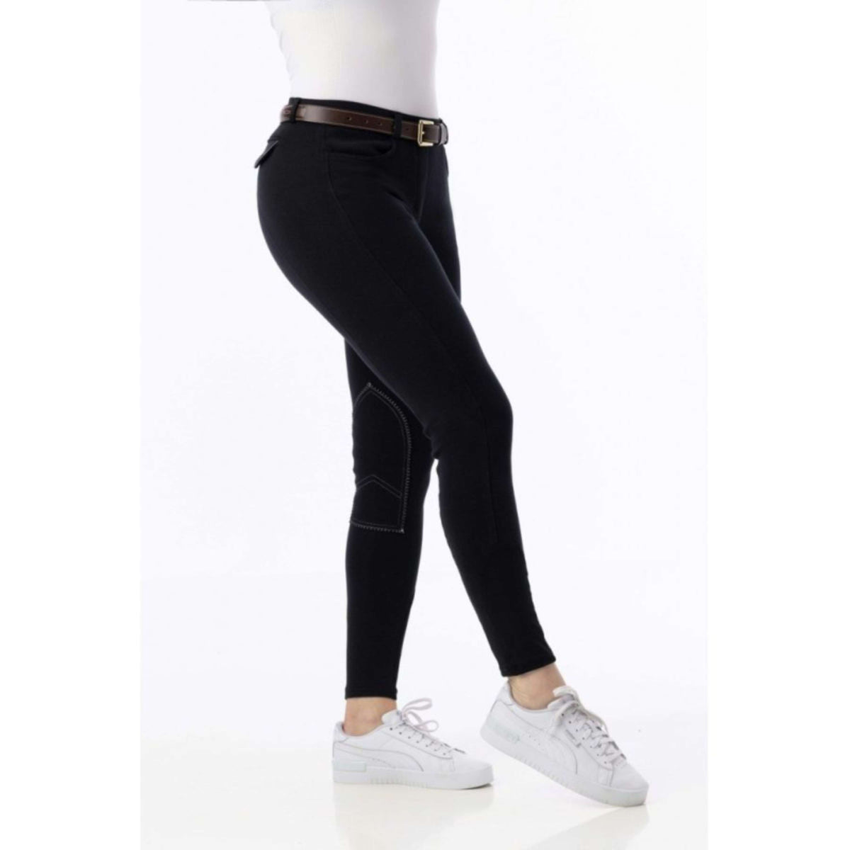 Riding World Pantalon d'Équitation Alexandrie Femme Noir