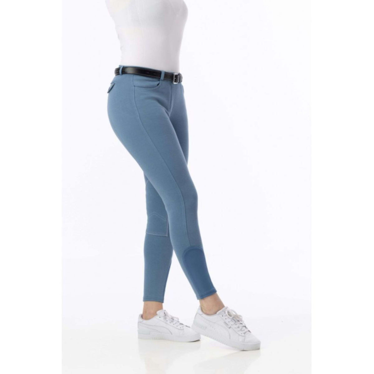 Riding World Pantalon d'Équitation Alexandrie Femme Bleu