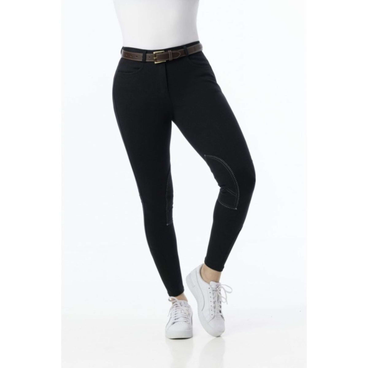 Riding World Pantalon d'Équitation Alexandrie Kids Noir