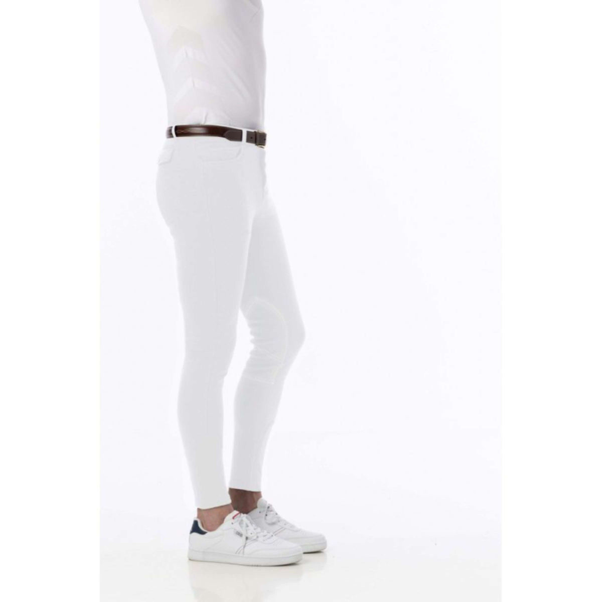 Riding World Pantalon d'Équitation Lecaire Hommes Blanc