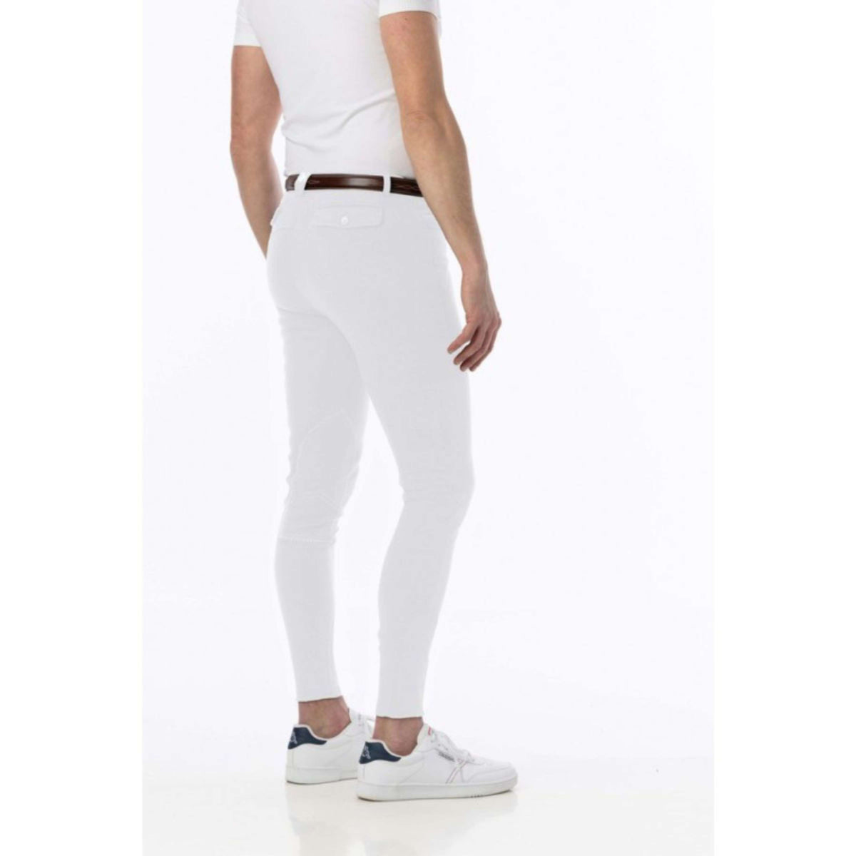 Riding World Pantalon d'Équitation Lecaire Hommes Blanc