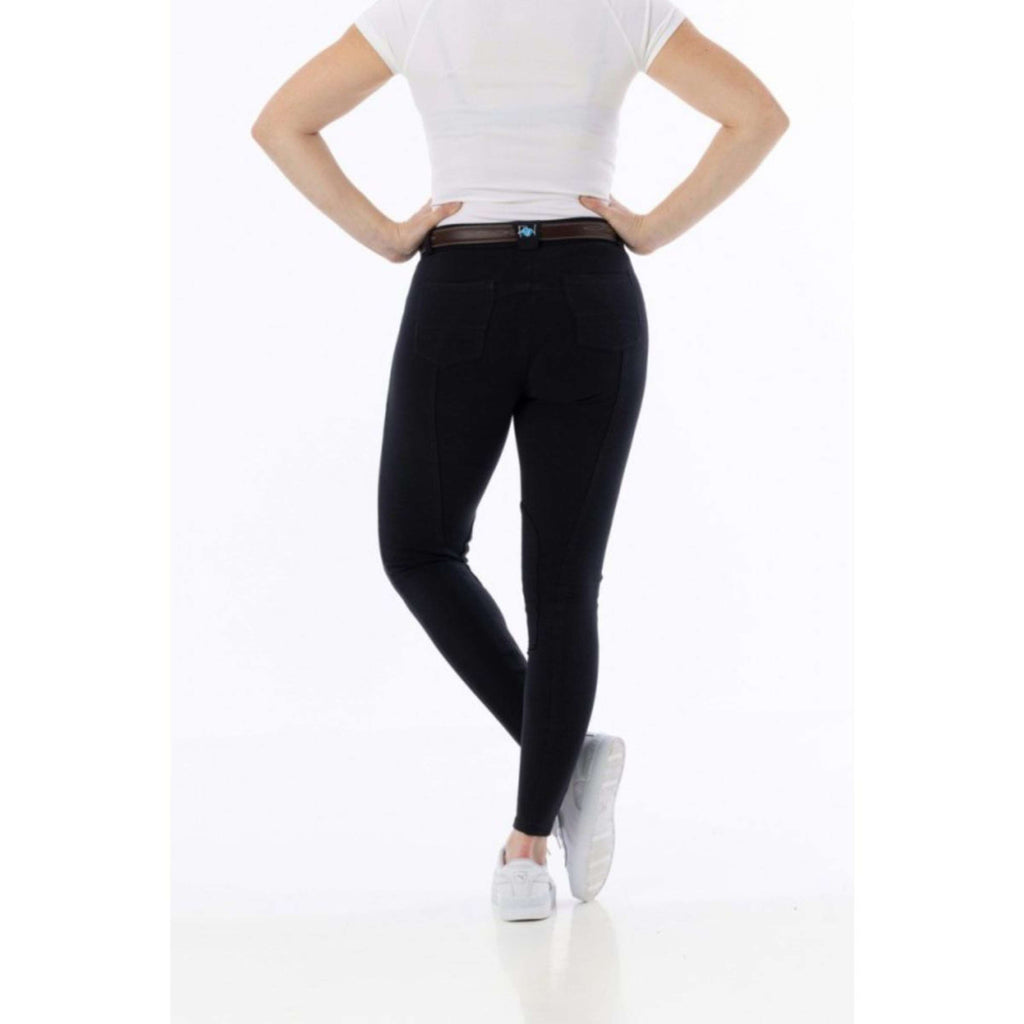 Riding World Pantalon d'Équitation Memphis Femme Noir