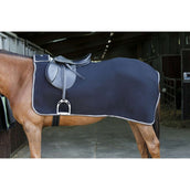 Riding World Couvre-reins Fleece Noir/Gris