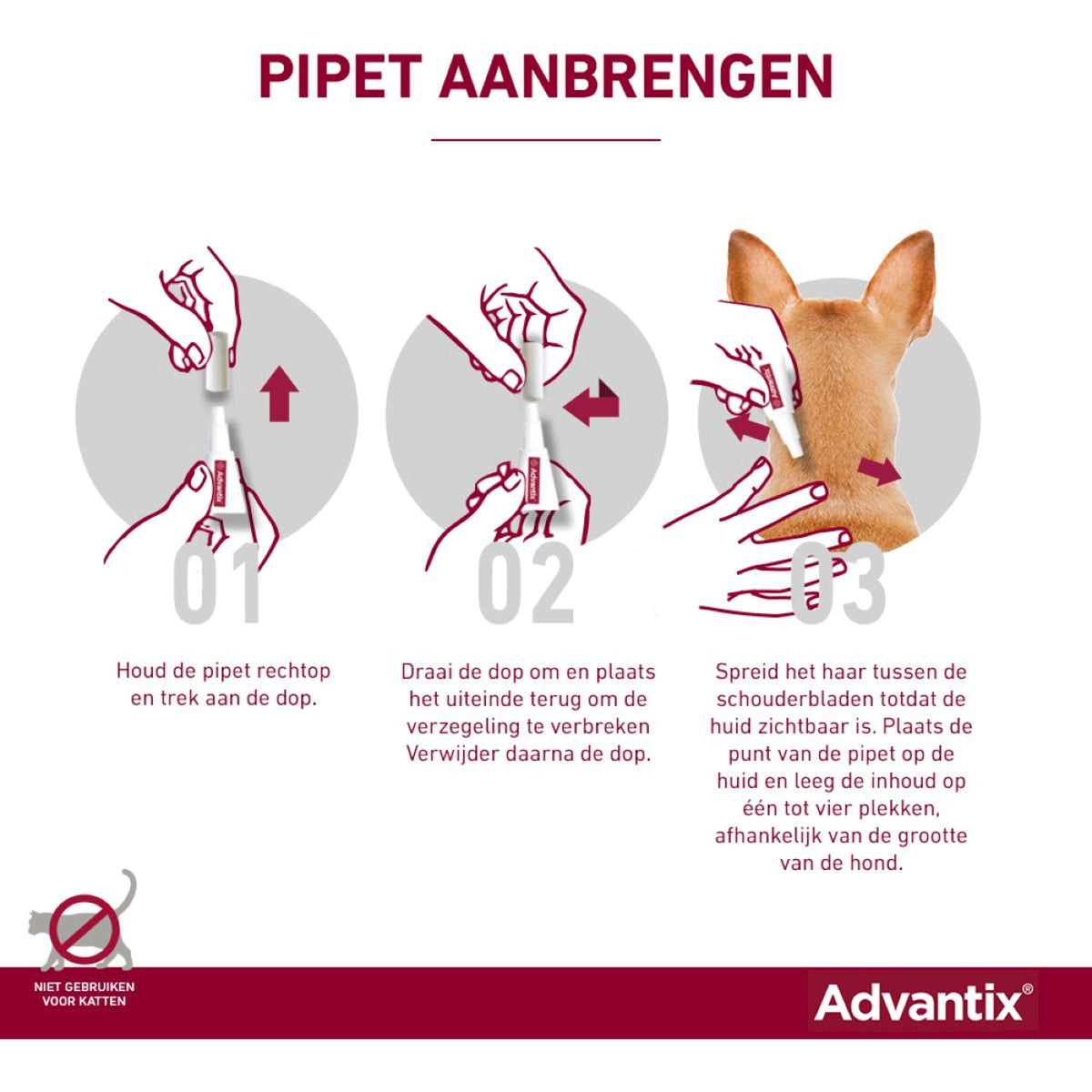 Advantix 40/200 Spot-On Chien <4kg