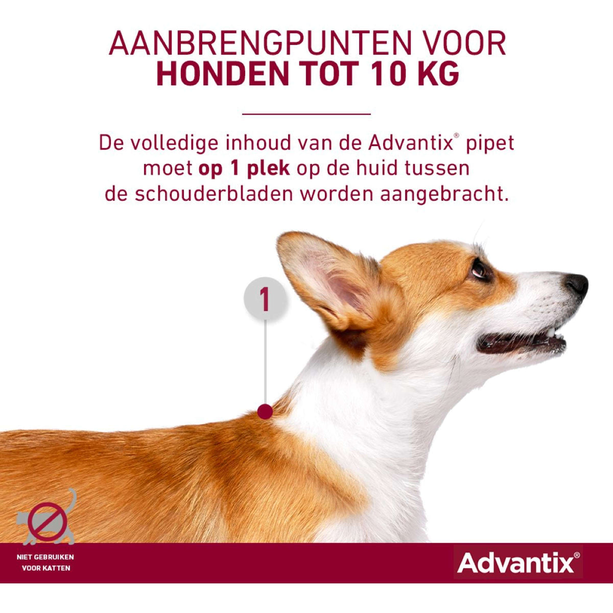 Advantix 40/200 Spot-On Chien <4kg