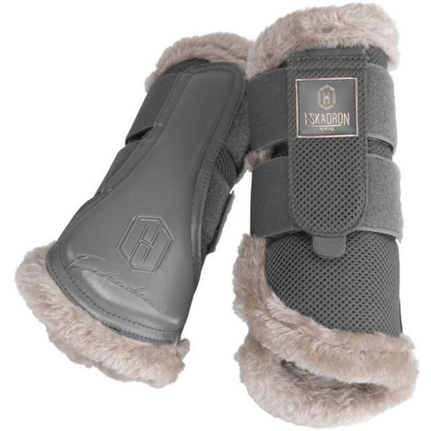 Eskadron Dressage Boots Heritage Mesh FauxFur Earl Grey