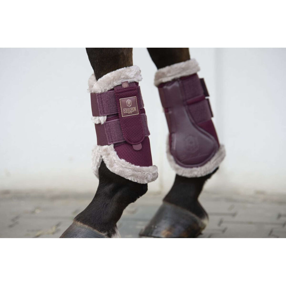 Eskadron Dressage Boots Heritage Mesh FauxFur Cassis