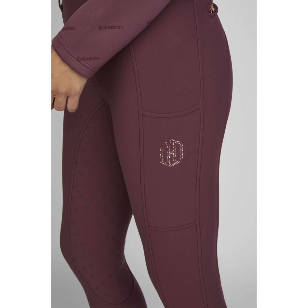 Eskadron Legging d'Équitation Fanatics Pro Cassis