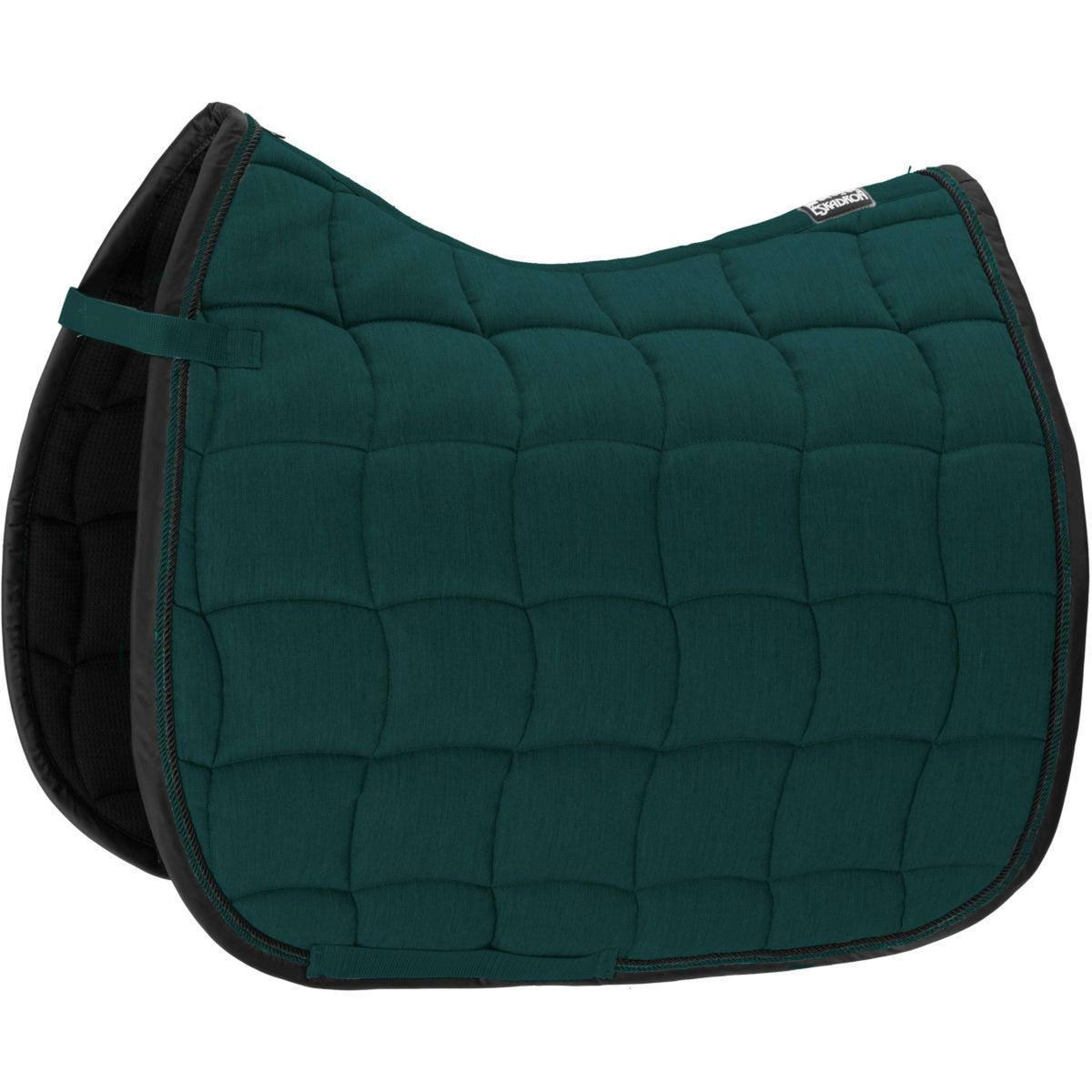 Eskadron Tapis de Selle Performance Contrast Dressage Vert Foncé