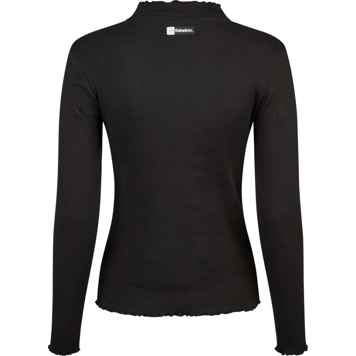 Eskadron T-Shirt Dynamics Turtleneck Rib Longues Manches Noir