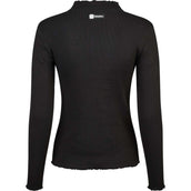 Eskadron T-Shirt Dynamics Turtleneck Rib Longues Manches Noir