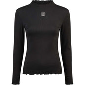 Eskadron T-Shirt Dynamics Turtleneck Rib Longues Manches Noir