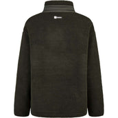 Eskadron Sweater Dynamics Half-Zip Teddy Olive
