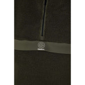 Eskadron Sweater Dynamics Half-Zip Teddy Olive