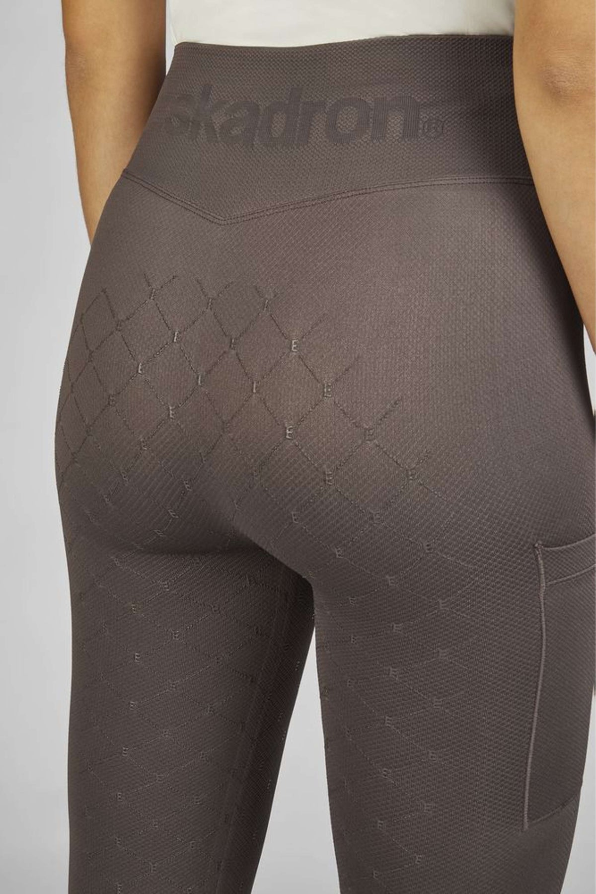 Eskadron Legging d'Équitation Classic Sports Seamless Smoke Taupe