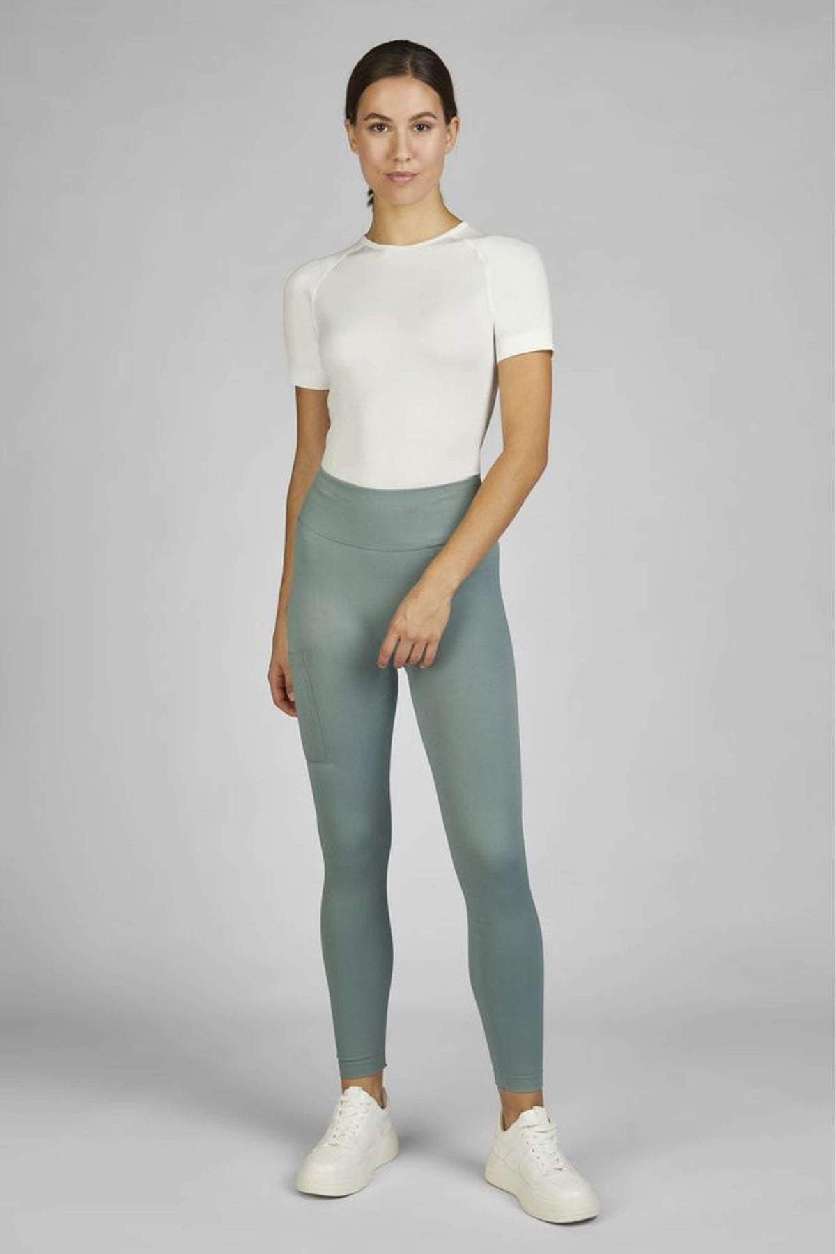 Eskadron Legging d'Équitation Classic Sports Seamless Smoke Green