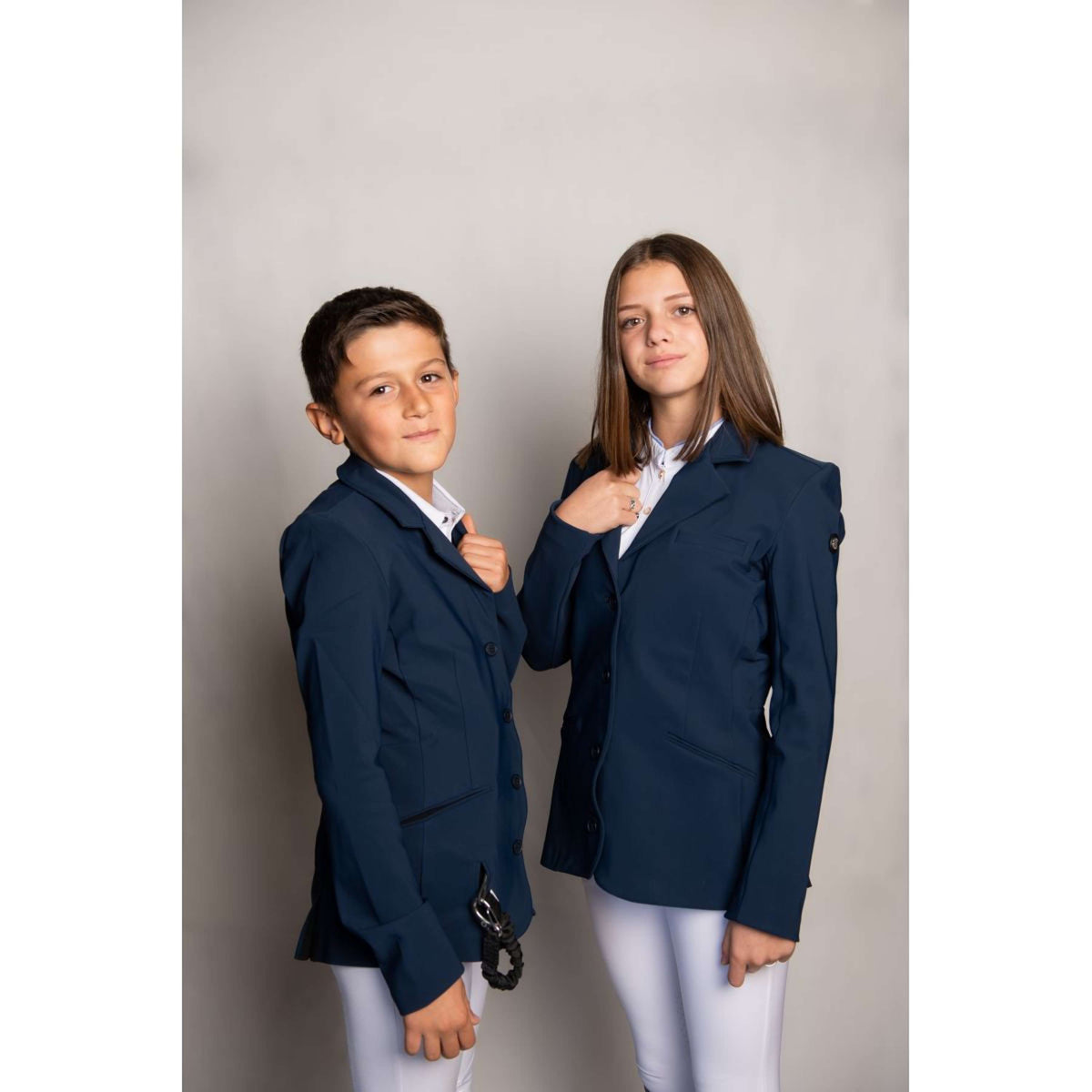 Oscar & Gabrielle Veste de Concours Jessy ZF Enfants Blue Storm