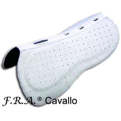 F.R.A. Cavallo Horse & Rider Tapis TSP609 Wedge Polyvalent Blanc