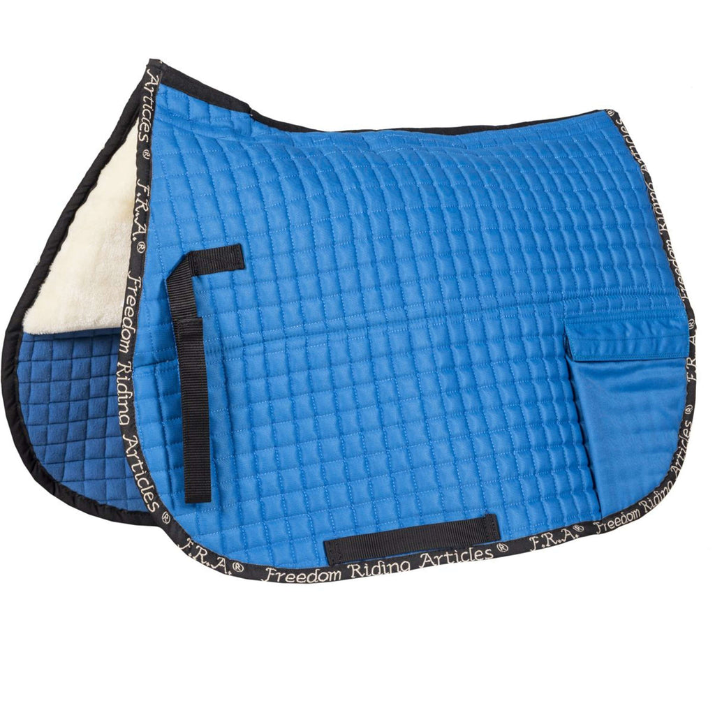 F.R.A. Chabraque Unica avec Poshes pour Selle Pieds nus Bleu