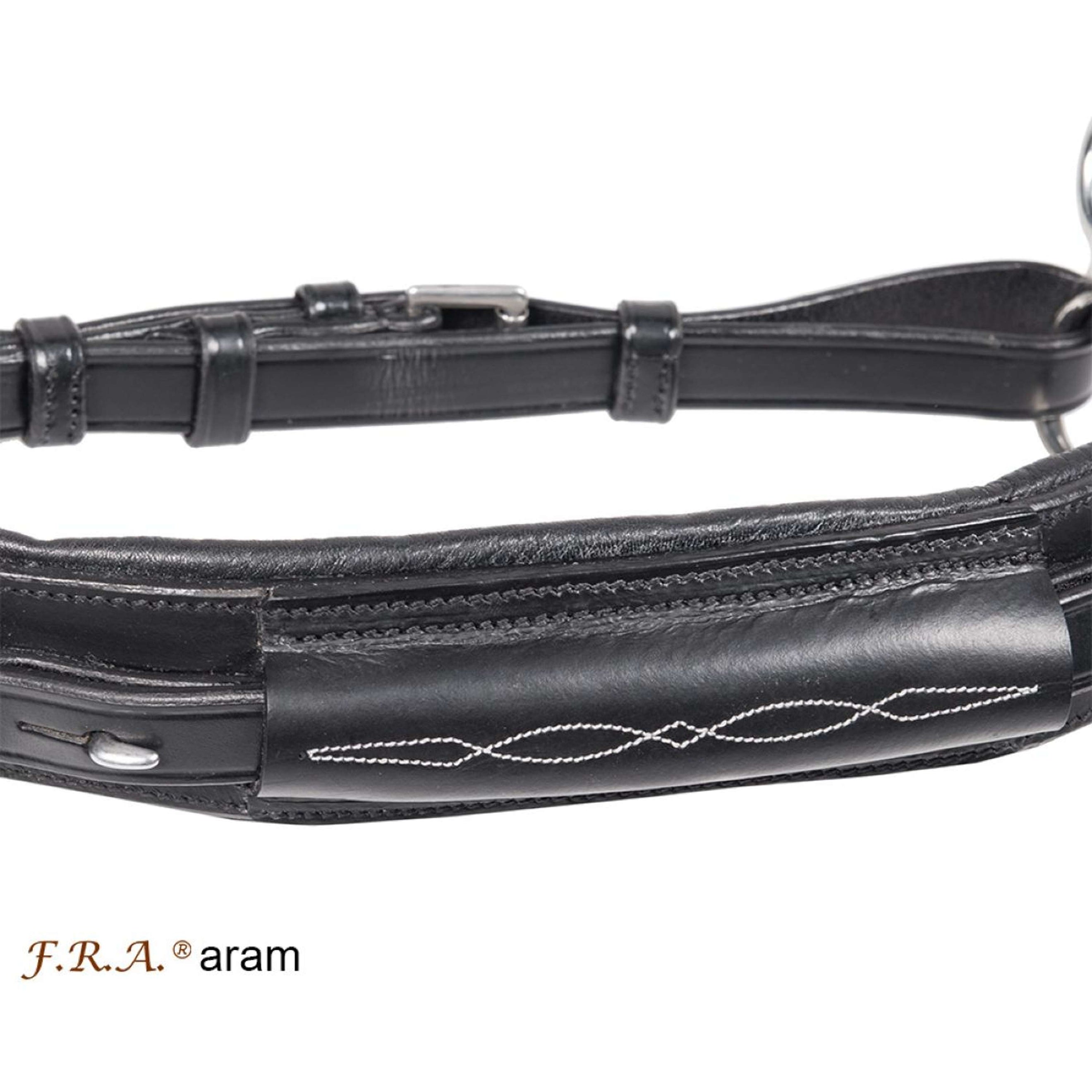 F.R.A. Hackamore Aram Cuir avec Branches Noir F.R.A. Hackamore Aram Cuir avec Branches Noir