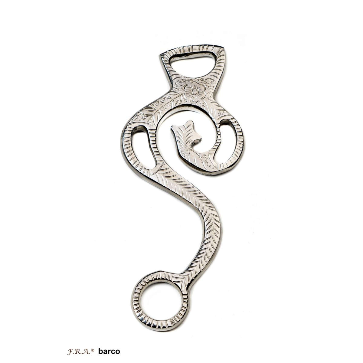 F.R.A. Hackamore Set Barco Jeu RVS