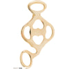 F.R.A. Hackamore Set Love Jeu Laiton