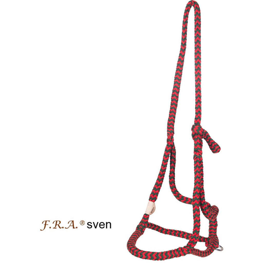 F.R.A. Licol Sven Coton Vert/Rouge