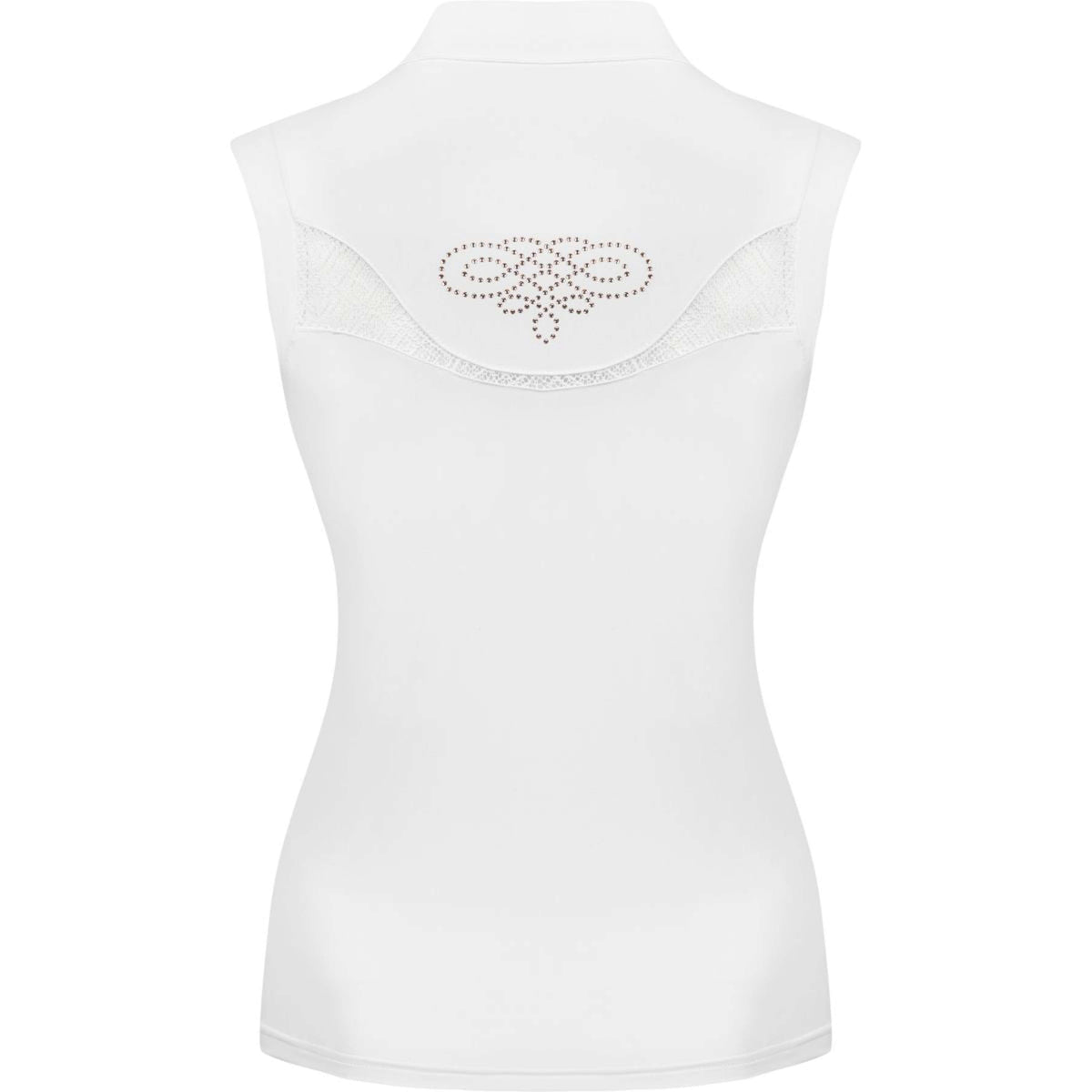 Fair Play T-shirt de Concours Cecile Rosegold Sleeveless Blanc