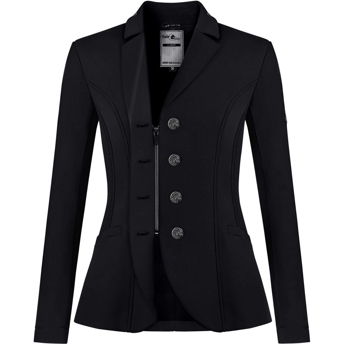 Fair Play Petite Veste de Concours Abigail Fleur Noir