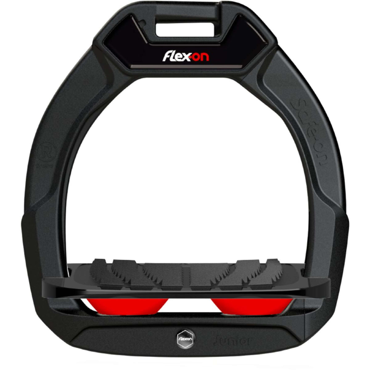 Flex-On Etriers de Sécurité Safe-On Junior Inclined Grip Noir/Noir/Rouge