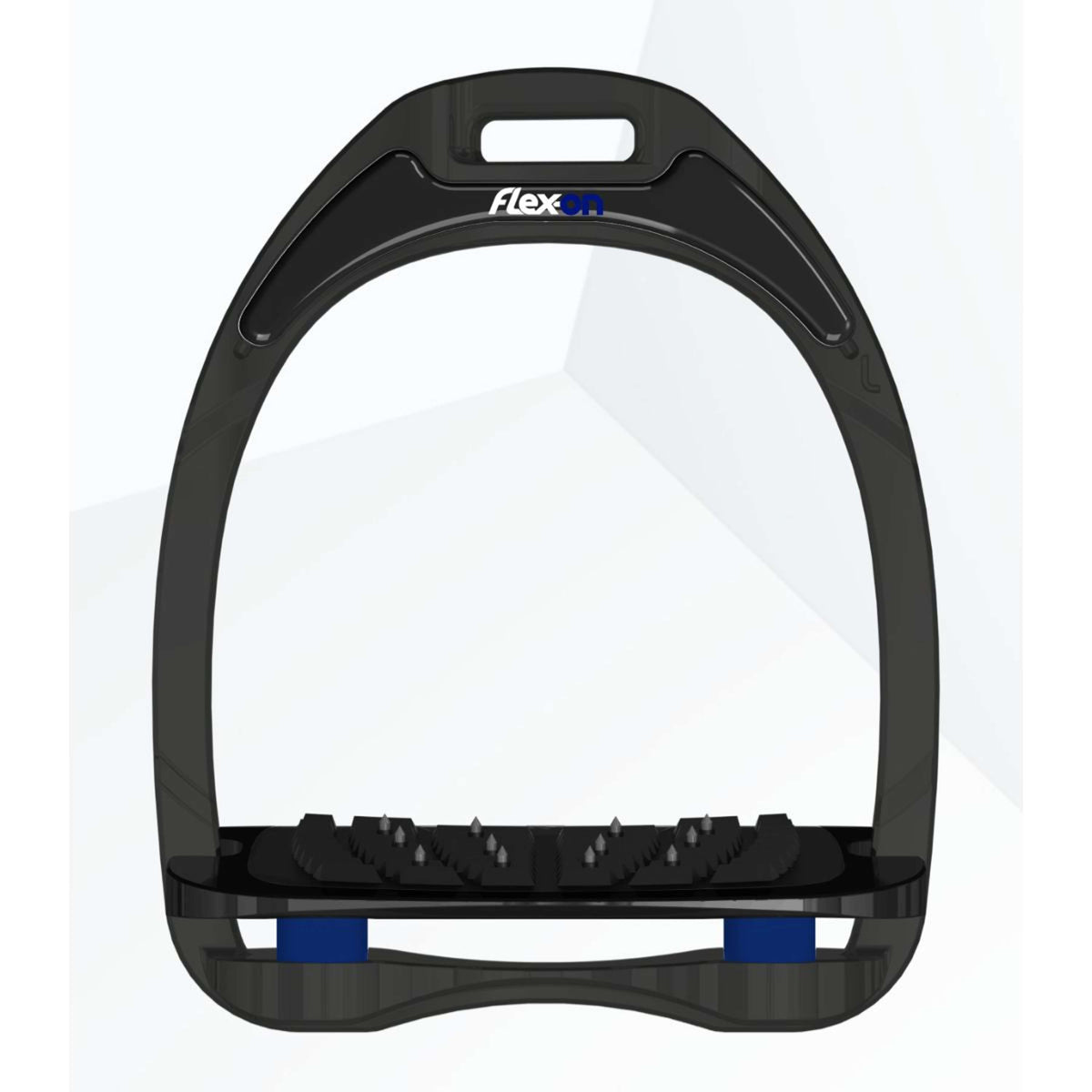 Flex-On Etriers Aluminium Inclined Ultra Grip Noir/Argent/Bleu Foncé