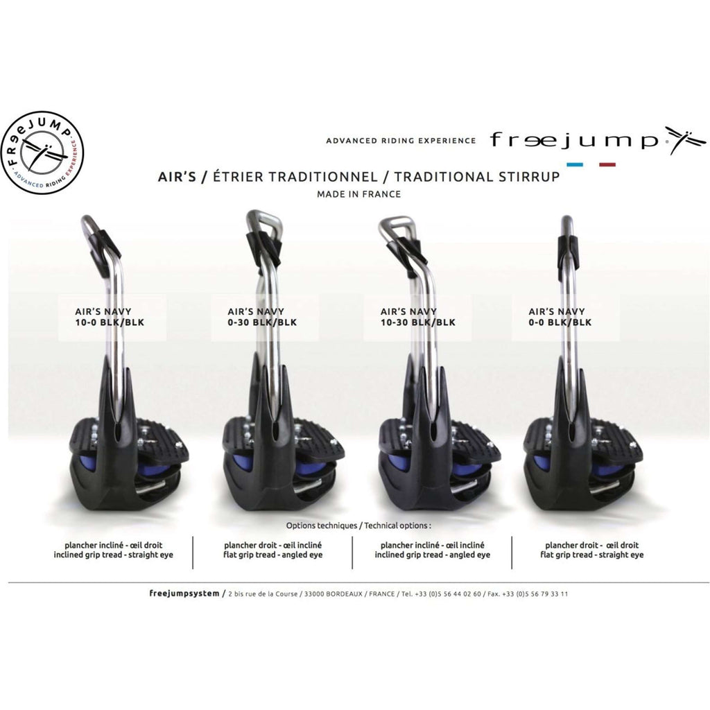 Freejump Étriers AirS Full Black Choco