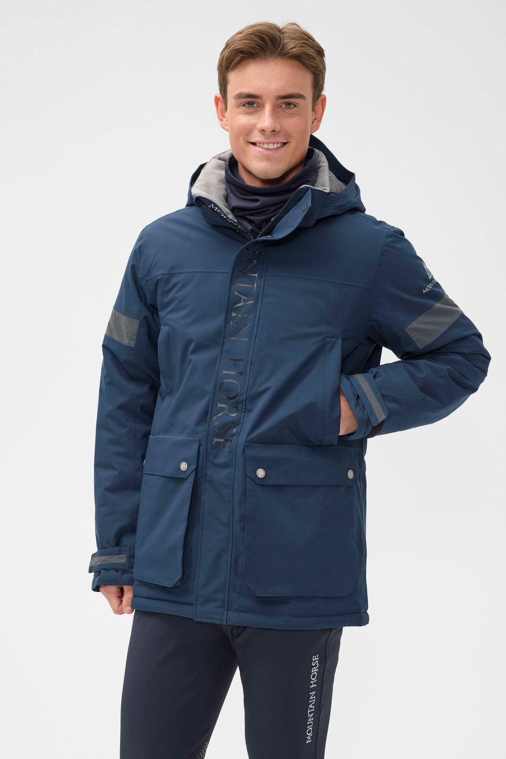 Mountain Horse Parka Courte Galaxy Marin